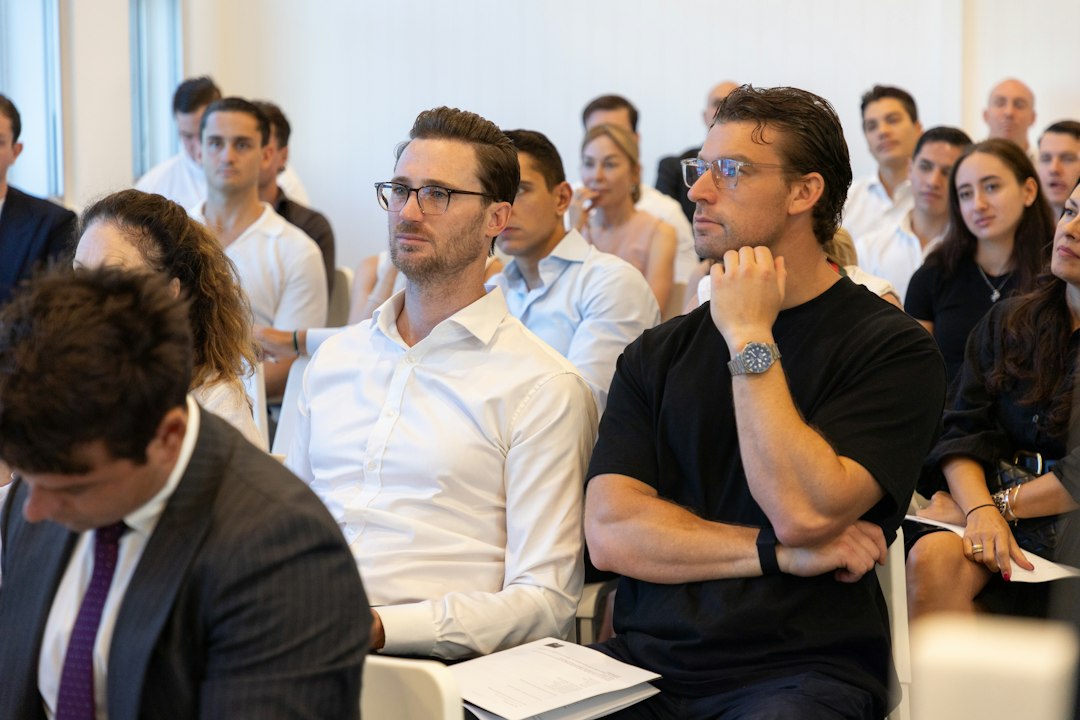 IT professionals participating in a soft skills and leadership training workshop